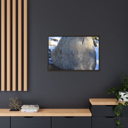 Glacial Solitude - Unique Stretched Canvas Wall Art