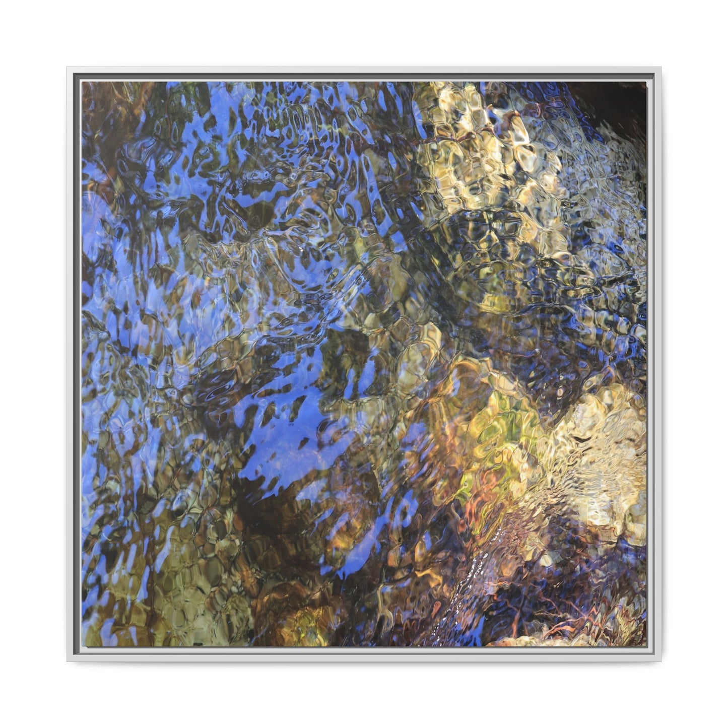 Aquatic Kaleidoscope - Unique Stretched Canvas Wall Art - Art By Earth