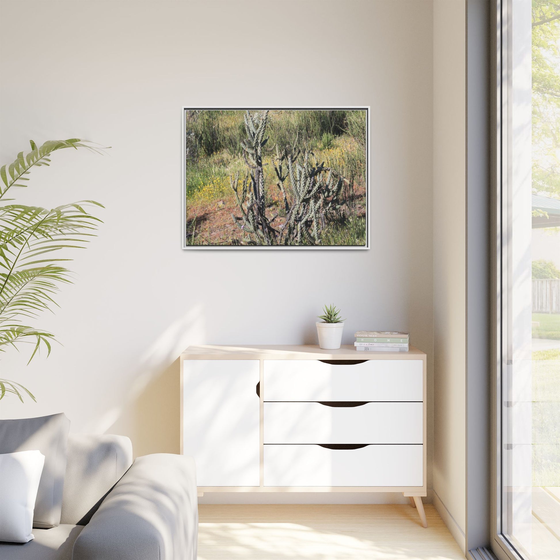Wildflower Meadow - Unique Stretched Canvas Wall Art - Art By Earth