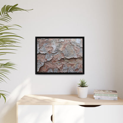 Flaking Serenity - Unique Stretched Canvas Wall Art - Art By Earth