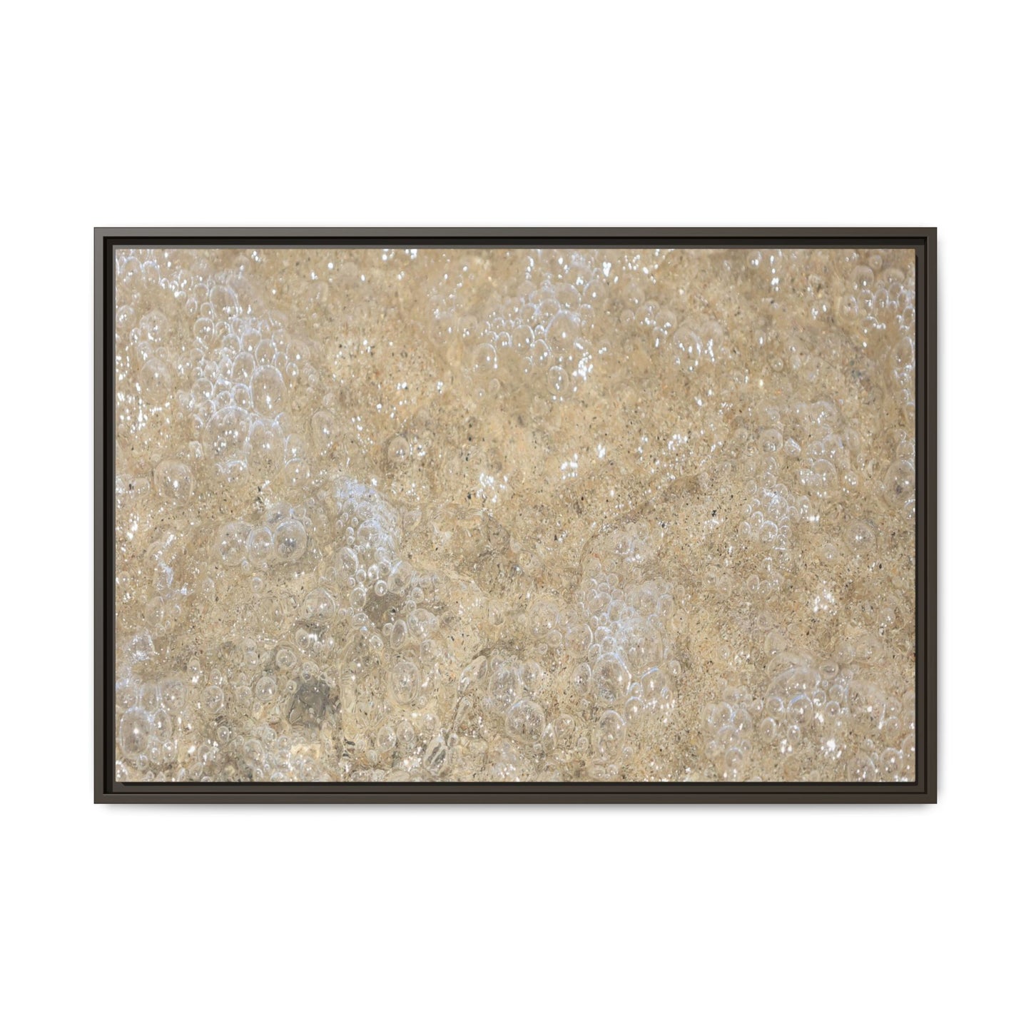Bubbling Sand - Unique Stretched Canvas Wall Art - Art By Earth
