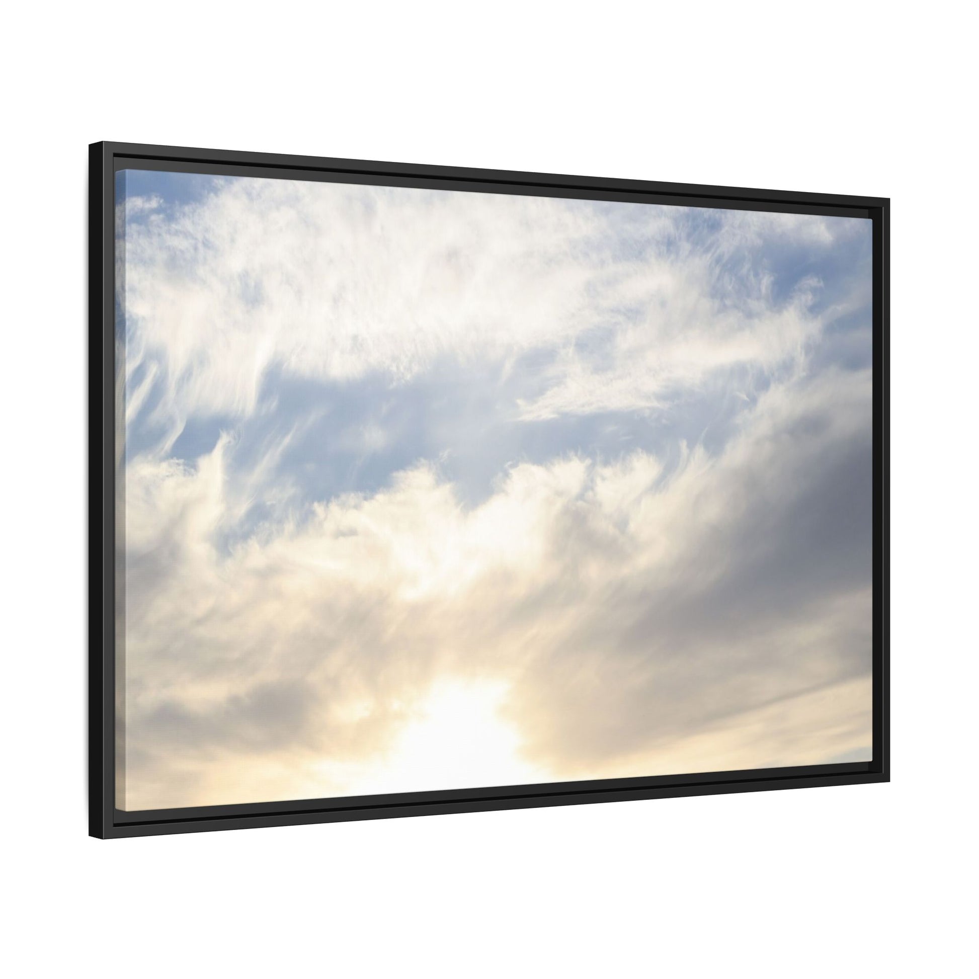Sky's Ethereal Whisper - Unique Stretched Canvas Wall Art - Art By Earth