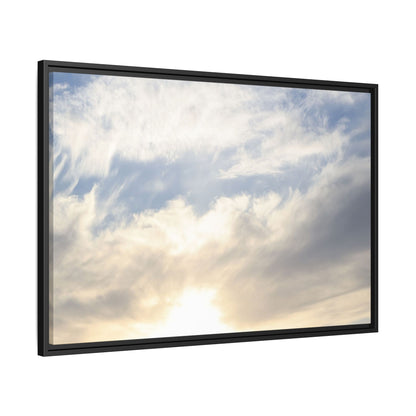 Sky's Ethereal Whisper - Unique Stretched Canvas Wall Art - Art By Earth