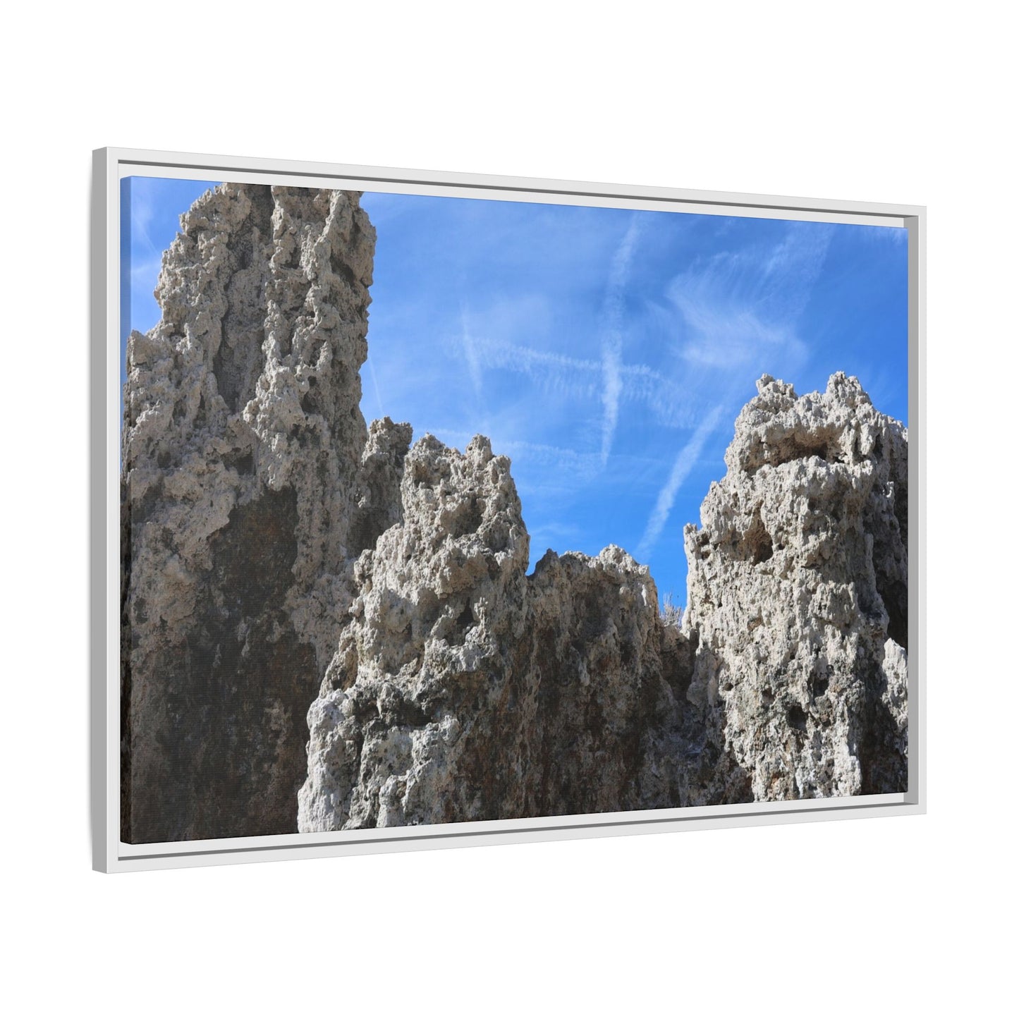 Weathered Sentinels - Unique Stretched Canvas Wall Art