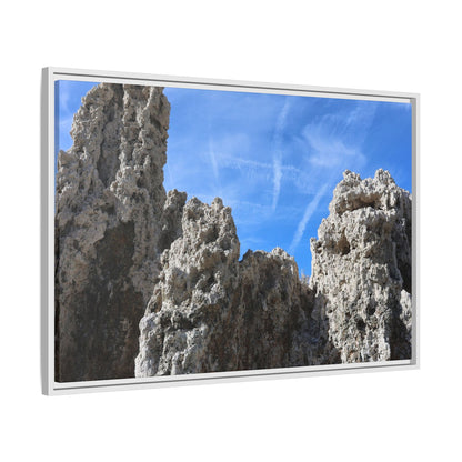 Weathered Sentinels - Unique Stretched Canvas Wall Art