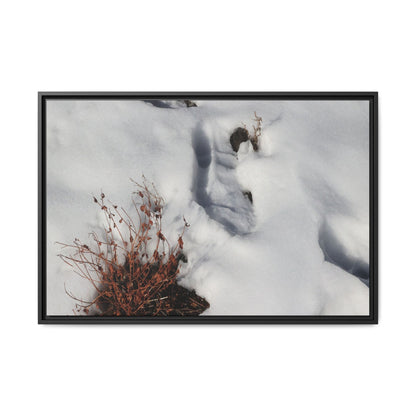 Frostbound Whispers - Unique Stretched Canvas Wall Art