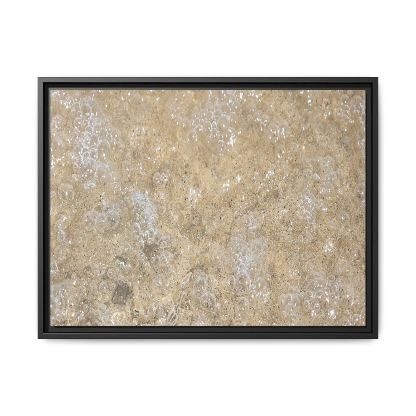 Bubbling Sand - Unique Stretched Canvas Wall Art - Art By Earth