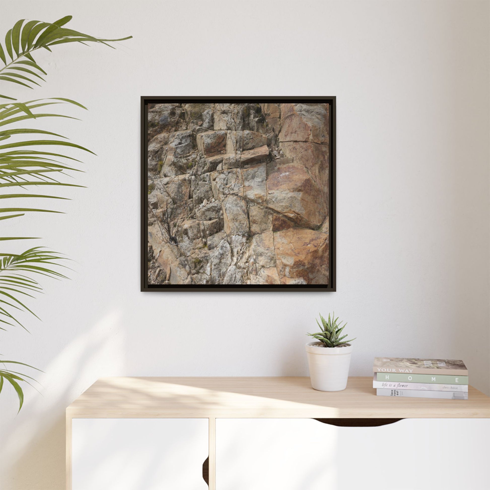 Sandstone Symphony - Unique Stretched Canvas Wall Art - Art By Earth