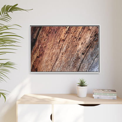 Time's Mark - Unique Stretched Canvas Wall Art - Art By Earth