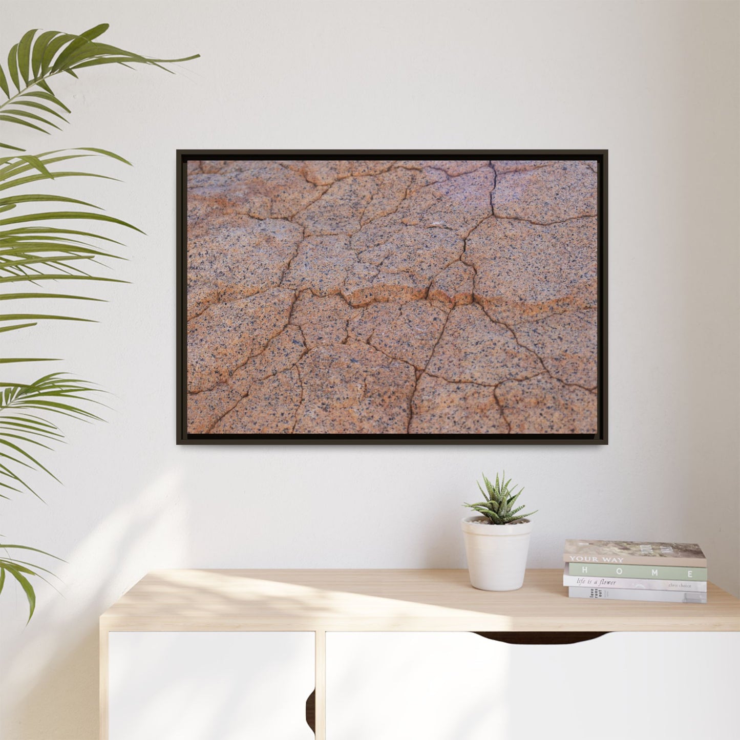 Fragmented Earth - Unique Stretched Canvas Wall Art - Art By Earth