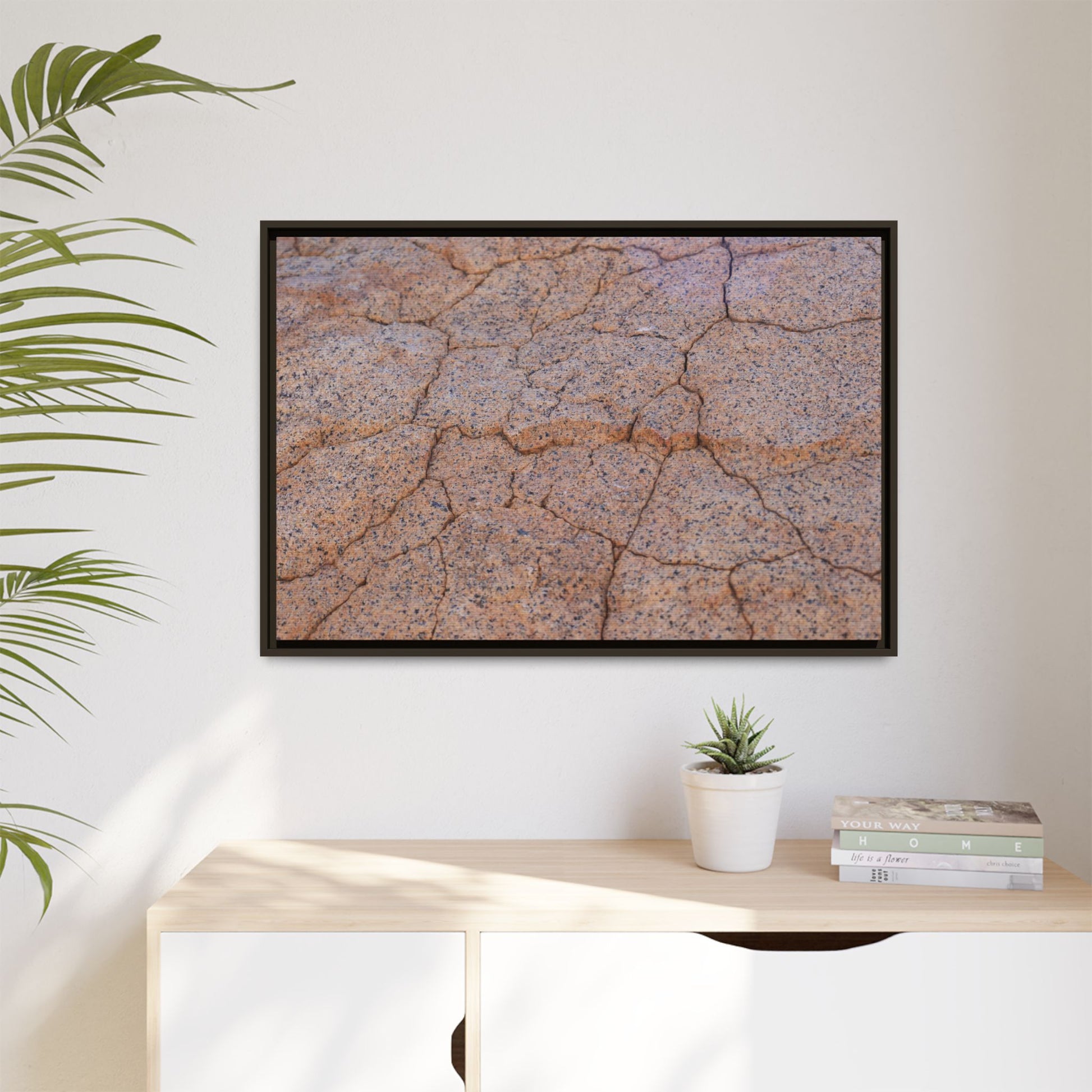 Fragmented Earth - Unique Stretched Canvas Wall Art - Art By Earth