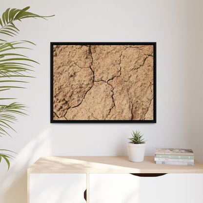 Parched Land - Unique Stretched Canvas Wall Art - Art By Earth