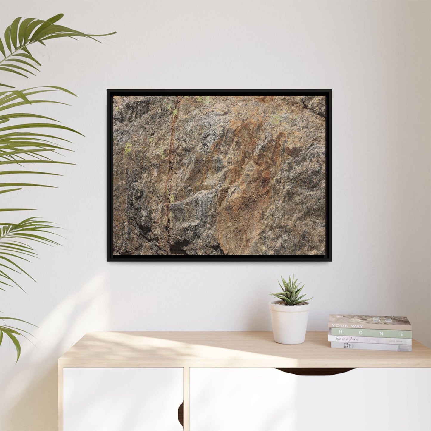 Weathered Rock Formation - Unique Stretched Canvas Wall Art - Art By Earth