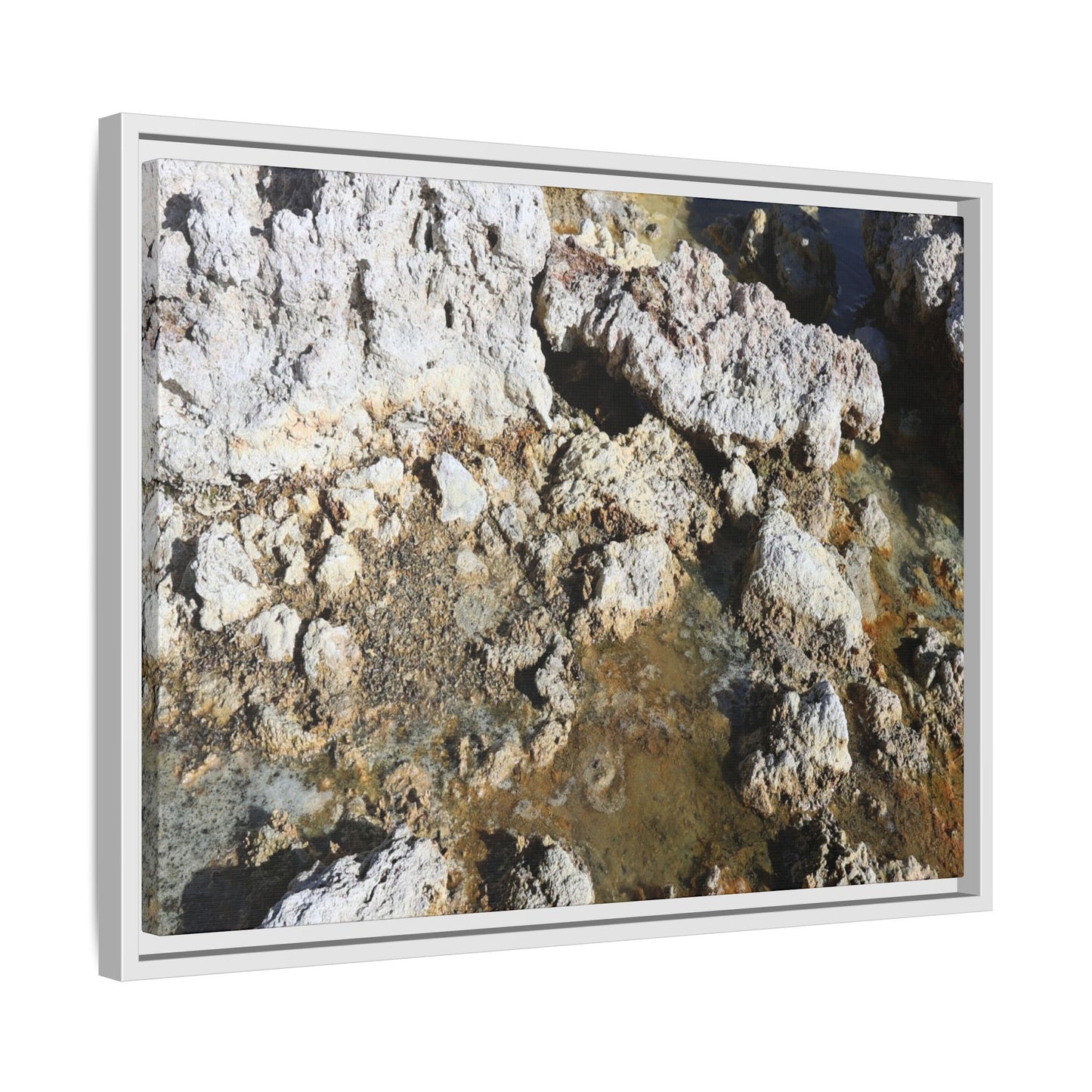 Strata of Silence - Unique Stretched Canvas Wall Art