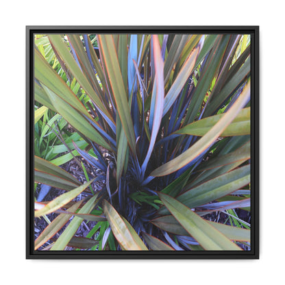 Radiant Leaves - Unique Stretched Canvas Wall Art - Art By Earth