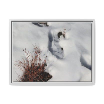 Frostbound Whispers - Unique Stretched Canvas Wall Art