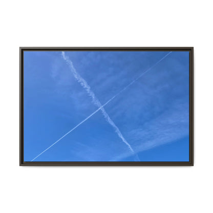Sky Crossroads - Unique Stretched Canvas Wall Art - Art By Earth