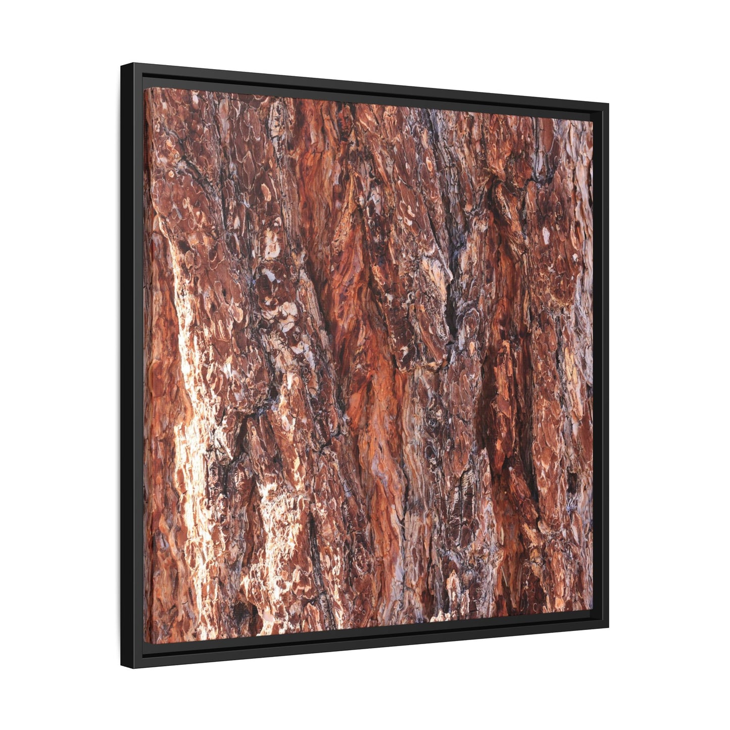 Wooden Mosaic - Unique Stretched Canvas Wall Art