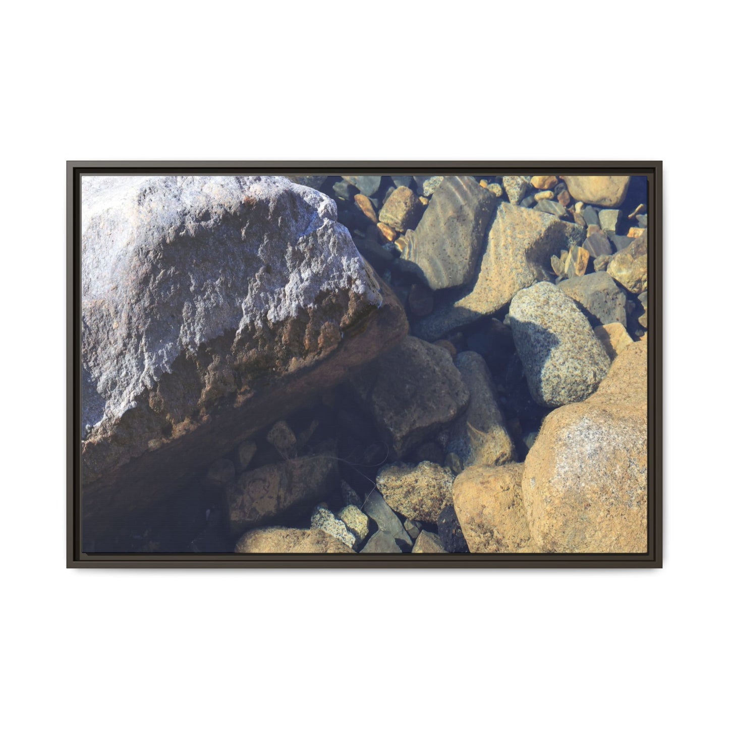 Stone Sanctuary - Unique Stretched Canvas Wall Art