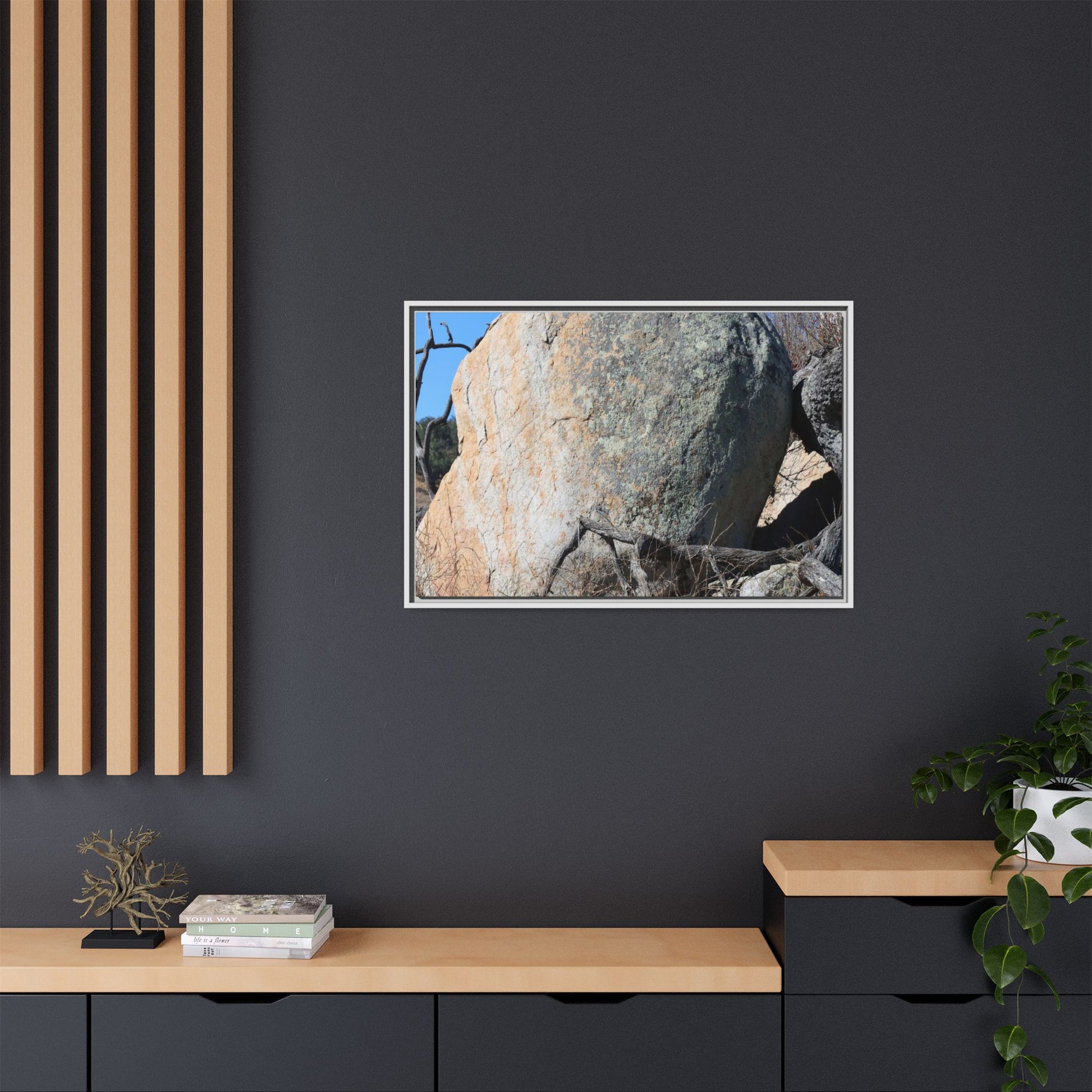 Stony Sentinel - Unique Stretched Canvas Wall Art - Art By Earth