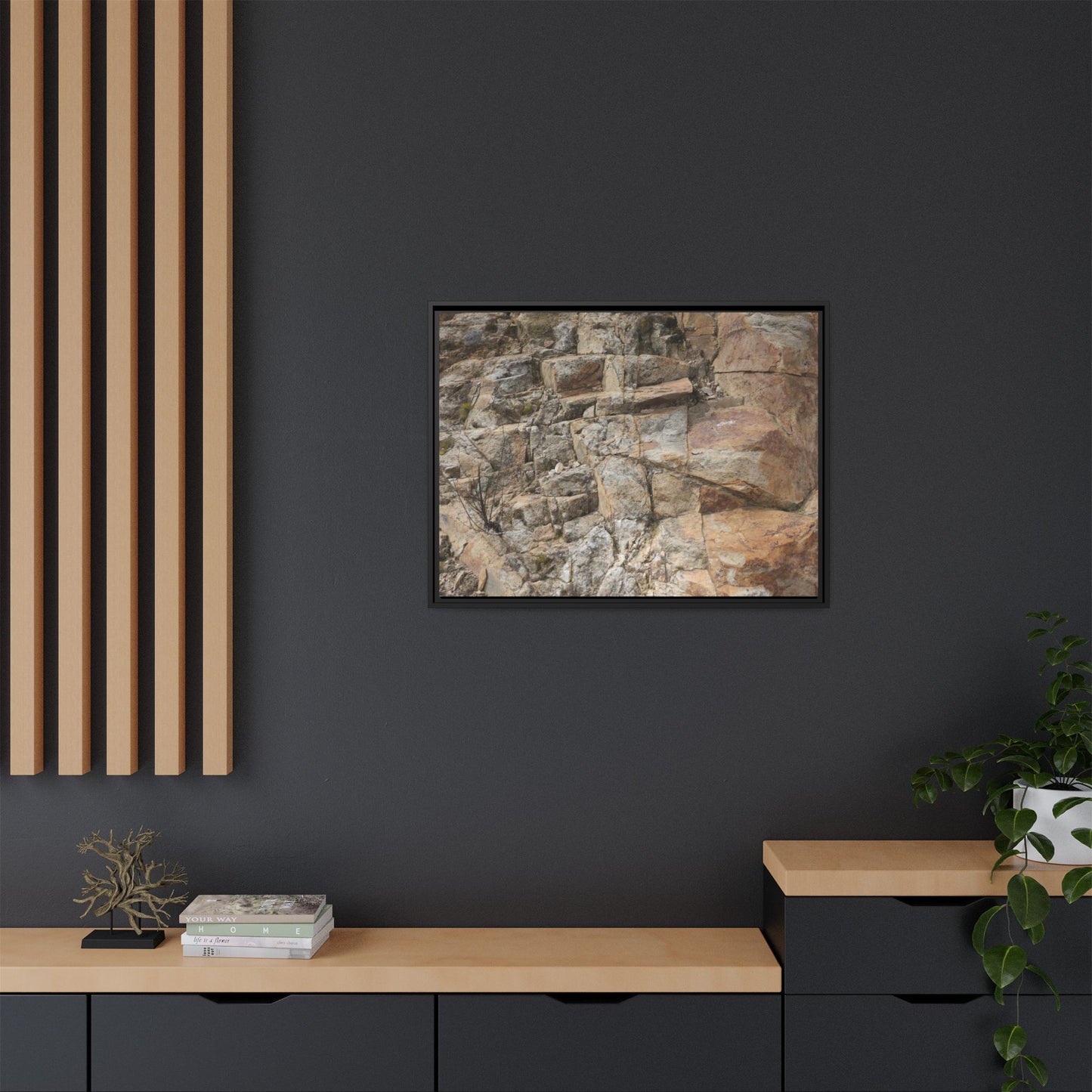 Sandstone Symphony - Unique Stretched Canvas Wall Art - Art By Earth