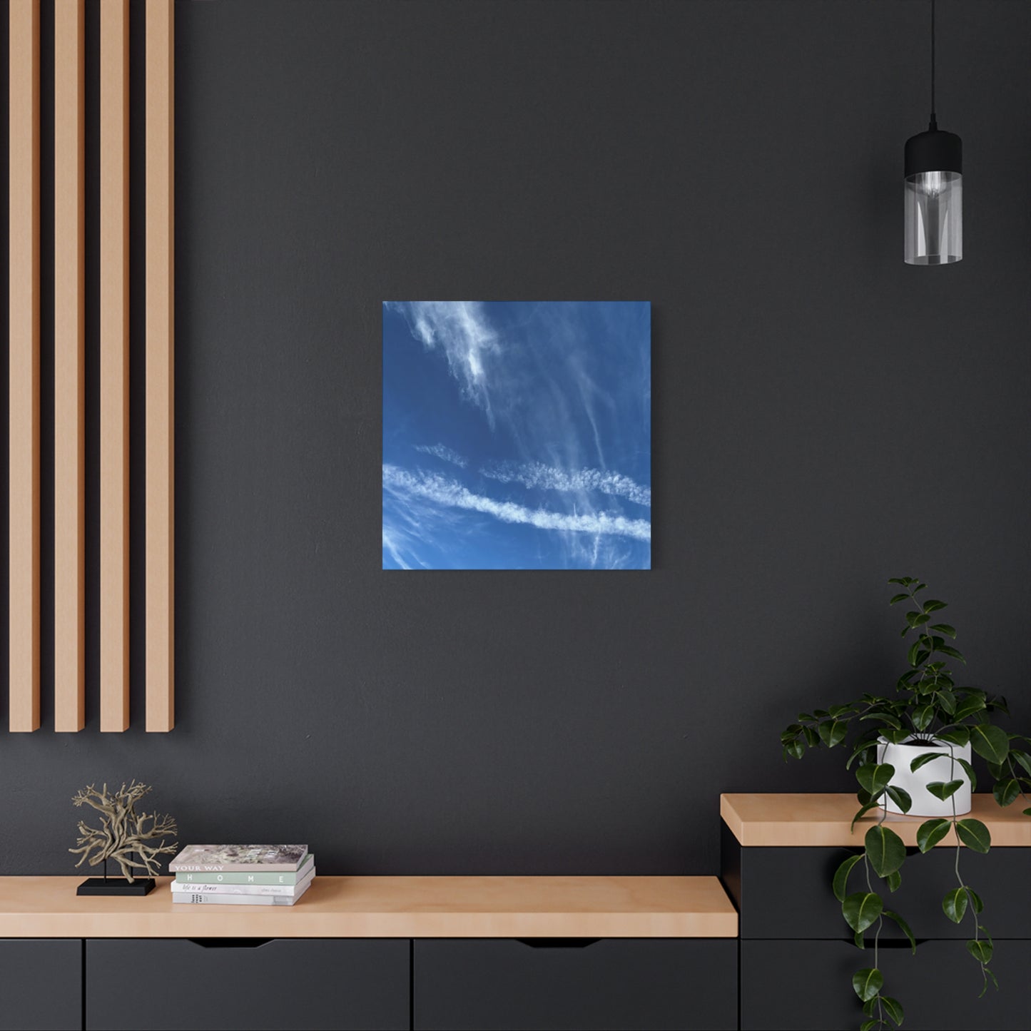 Sky's Poetry - Unique Frameless Canvas Wall Art - Art By Earth