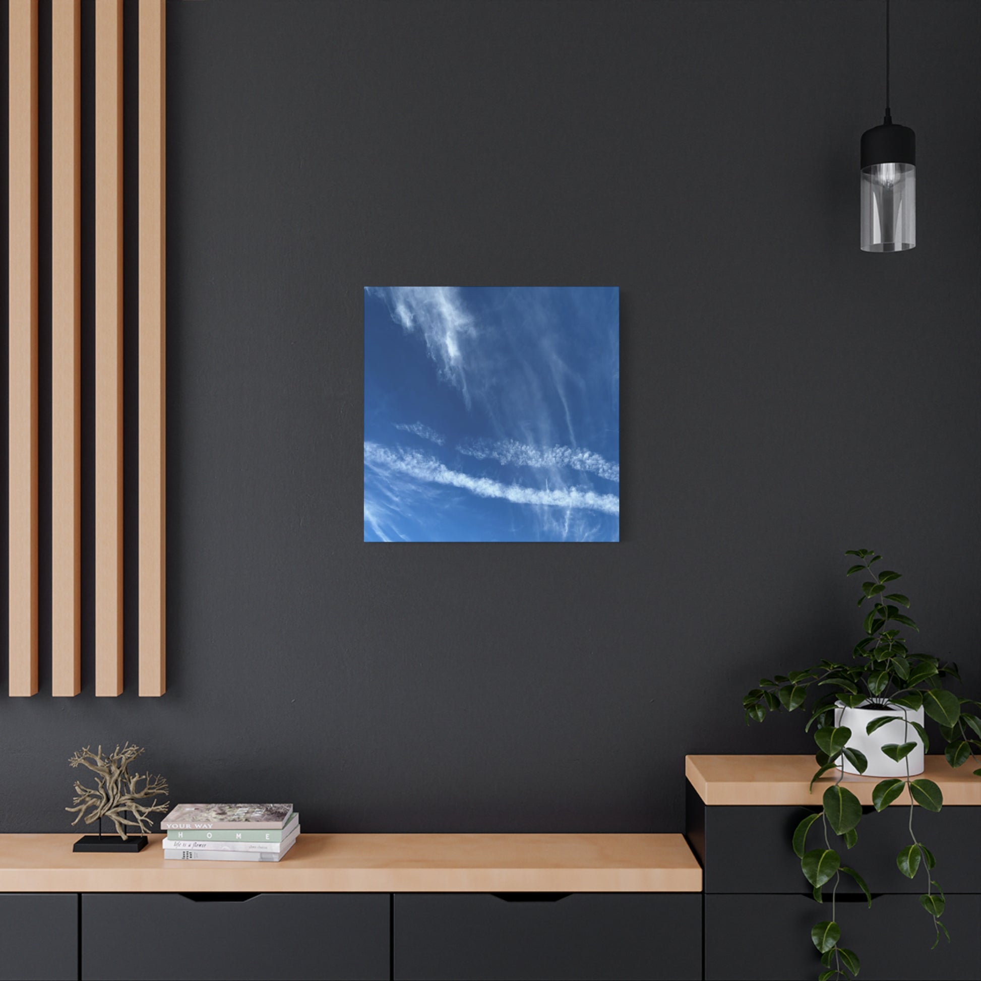 Sky's Poetry - Unique Frameless Canvas Wall Art - Art By Earth