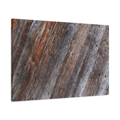Aged Timber Surface - Unique Frameless Canvas Wall Art - Art By Earth