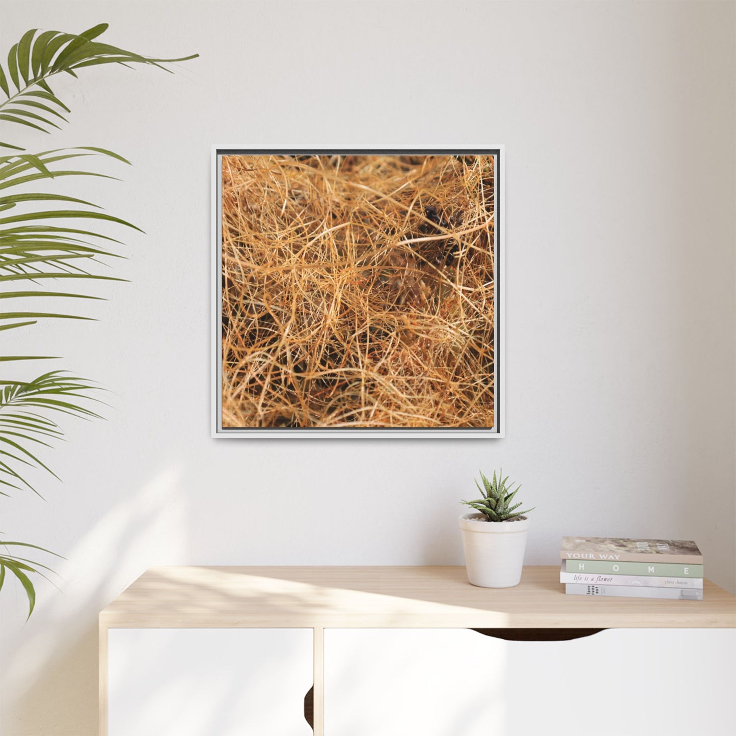 Dried Grass - Unique Stretched Canvas Wall Art - Art By Earth