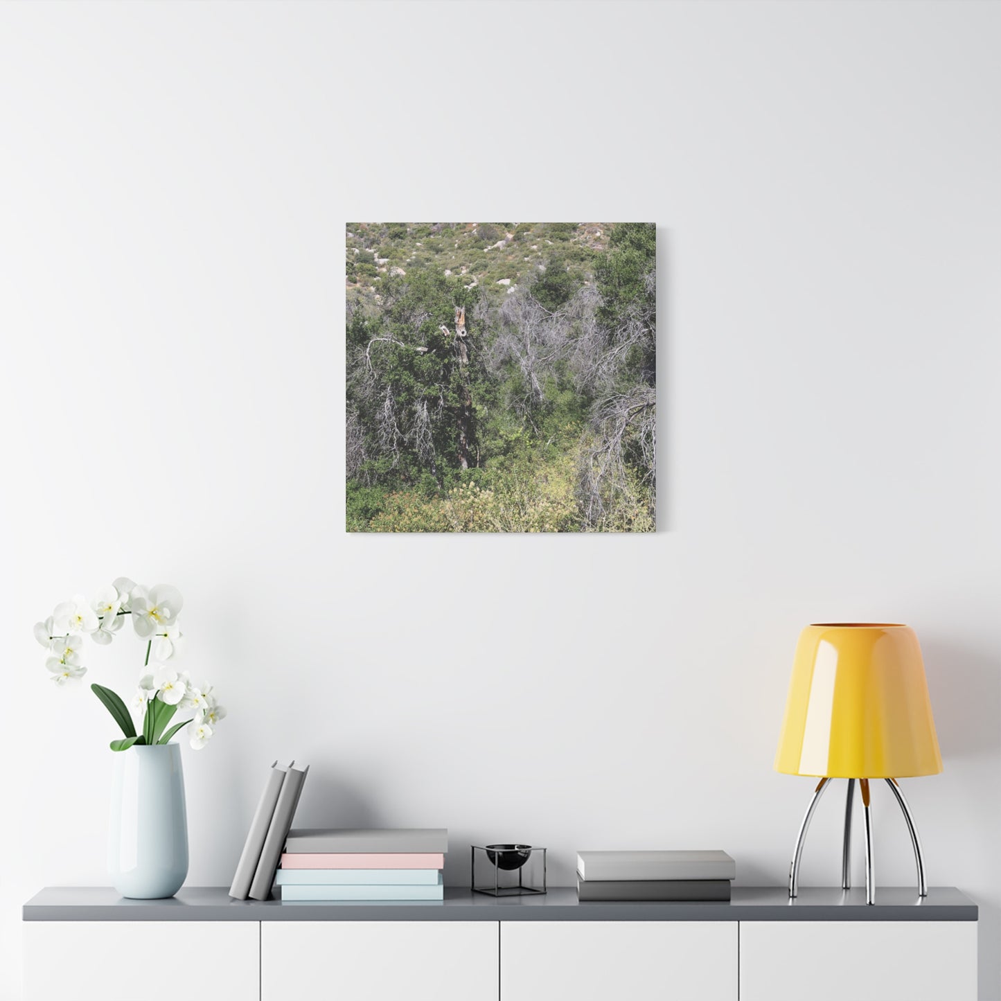 Drought-Stricken Forest - Unique Frameless Canvas Wall Art