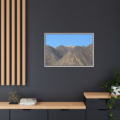 Echoes of Barren Peaks - Unique Stretched Canvas Wall Art - Art By Earth