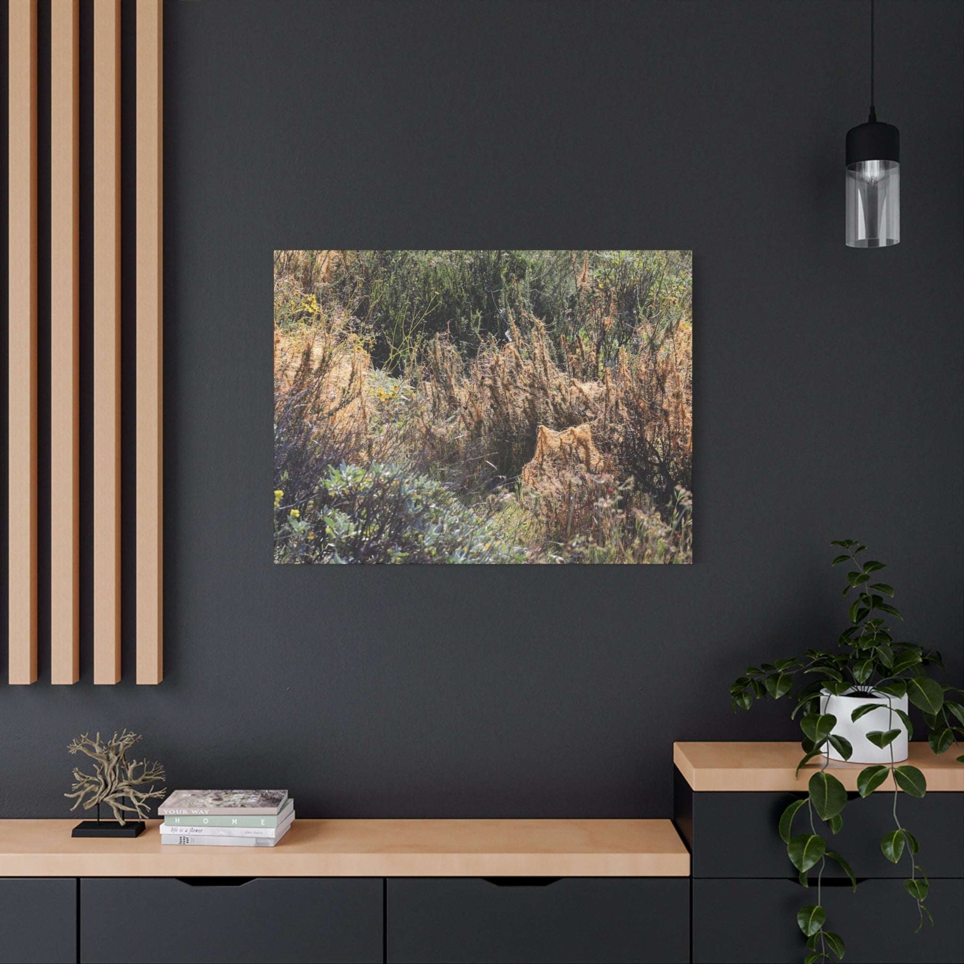 Sagebrush Desert Landscape - Unique Frameless Canvas Wall Art - Art By Earth