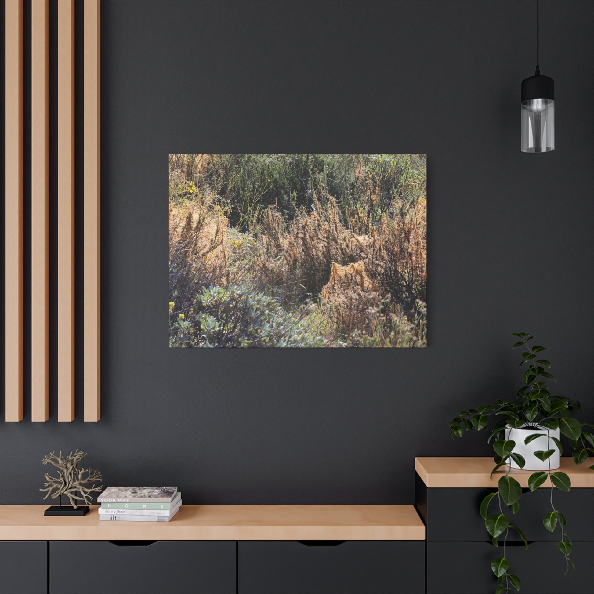 Sagebrush Desert Landscape - Unique Frameless Canvas Wall Art - Art By Earth