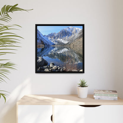 Reflections of Stillness - Unique Stretched Canvas Wall Art