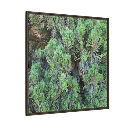 Verdant Whispers - Unique Stretched Canvas Wall Art - Art By Earth