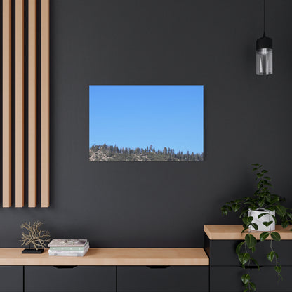 Mountain's Quiet Breath - Unique Frameless Canvas Wall Art