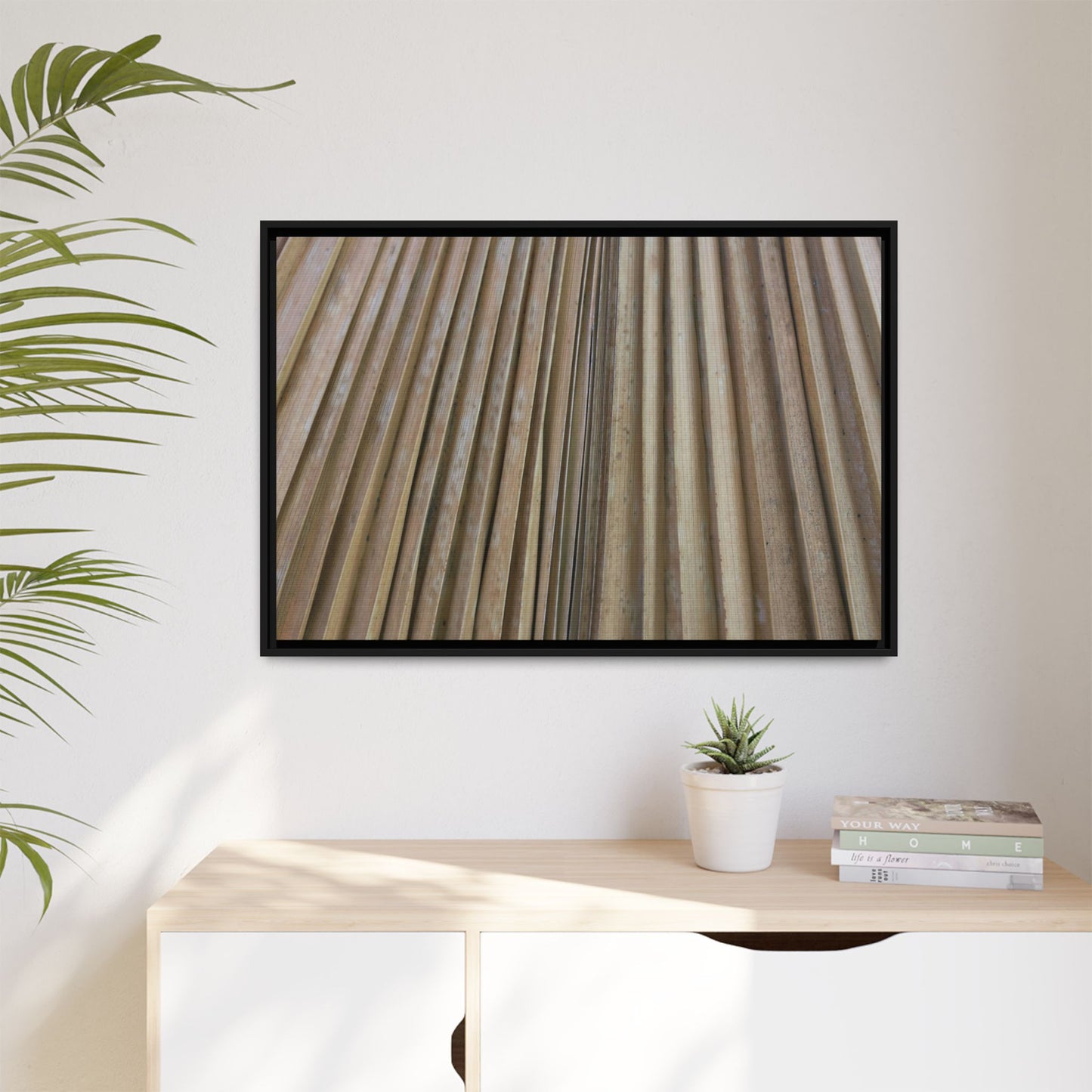 Wooden Whispers - Unique Stretched Canvas Wall Art - Art By Earth