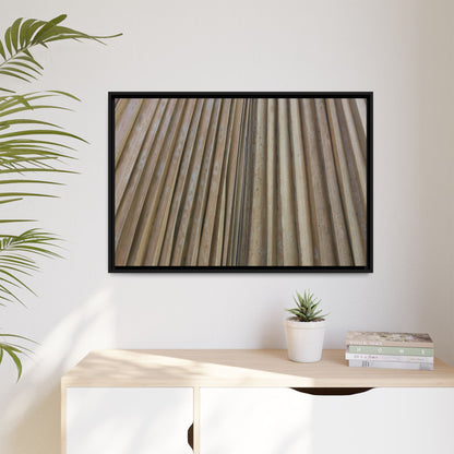 Wooden Whispers - Unique Stretched Canvas Wall Art - Art By Earth
