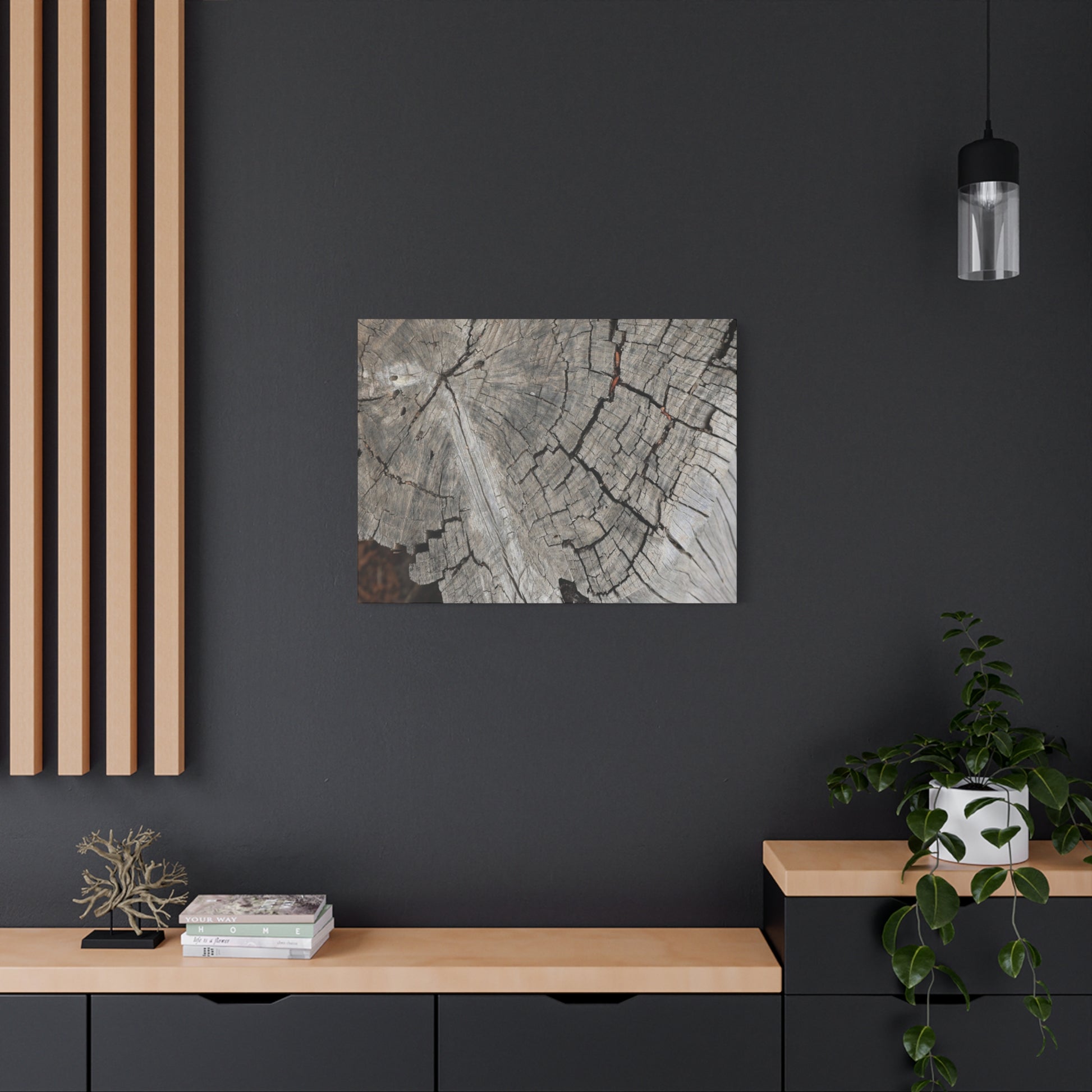 Cracked Memories - Unique Frameless Canvas Wall Art - Art By Earth