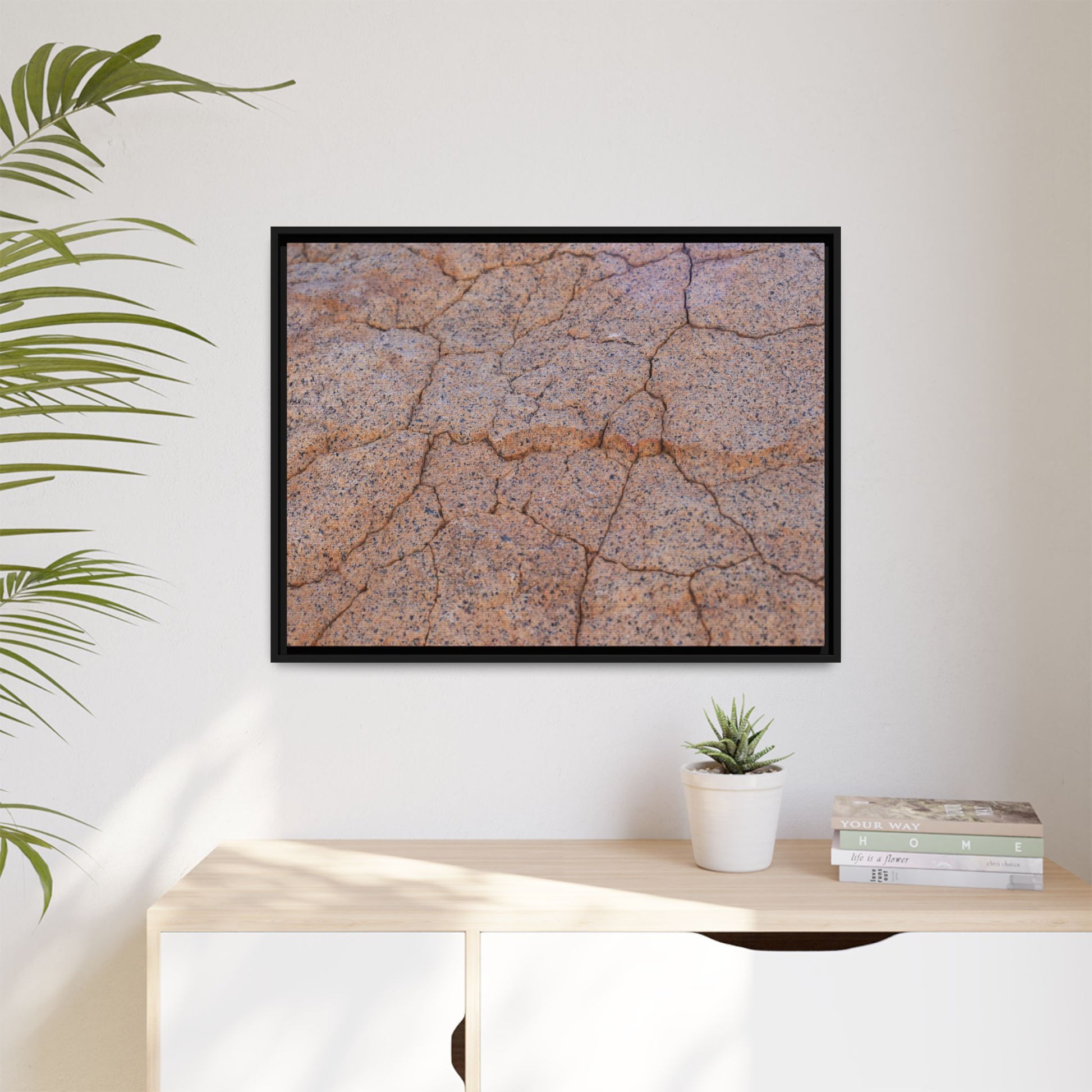 Fragmented Earth - Unique Stretched Canvas Wall Art - Art By Earth