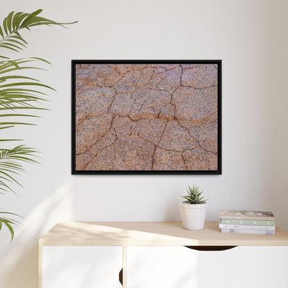 Fragmented Earth - Unique Stretched Canvas Wall Art - Art By Earth