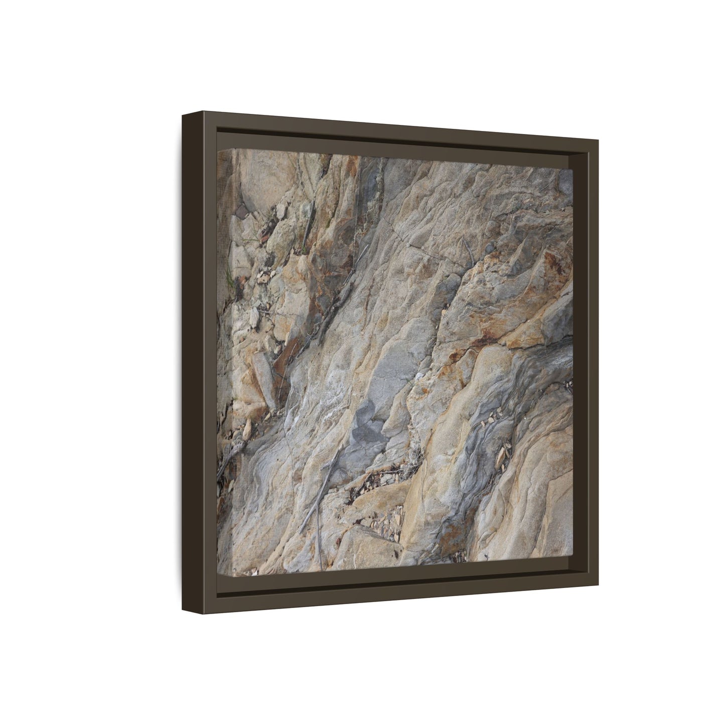 Layers of Earth's History - Unique Stretched Canvas Wall Art - Art By Earth