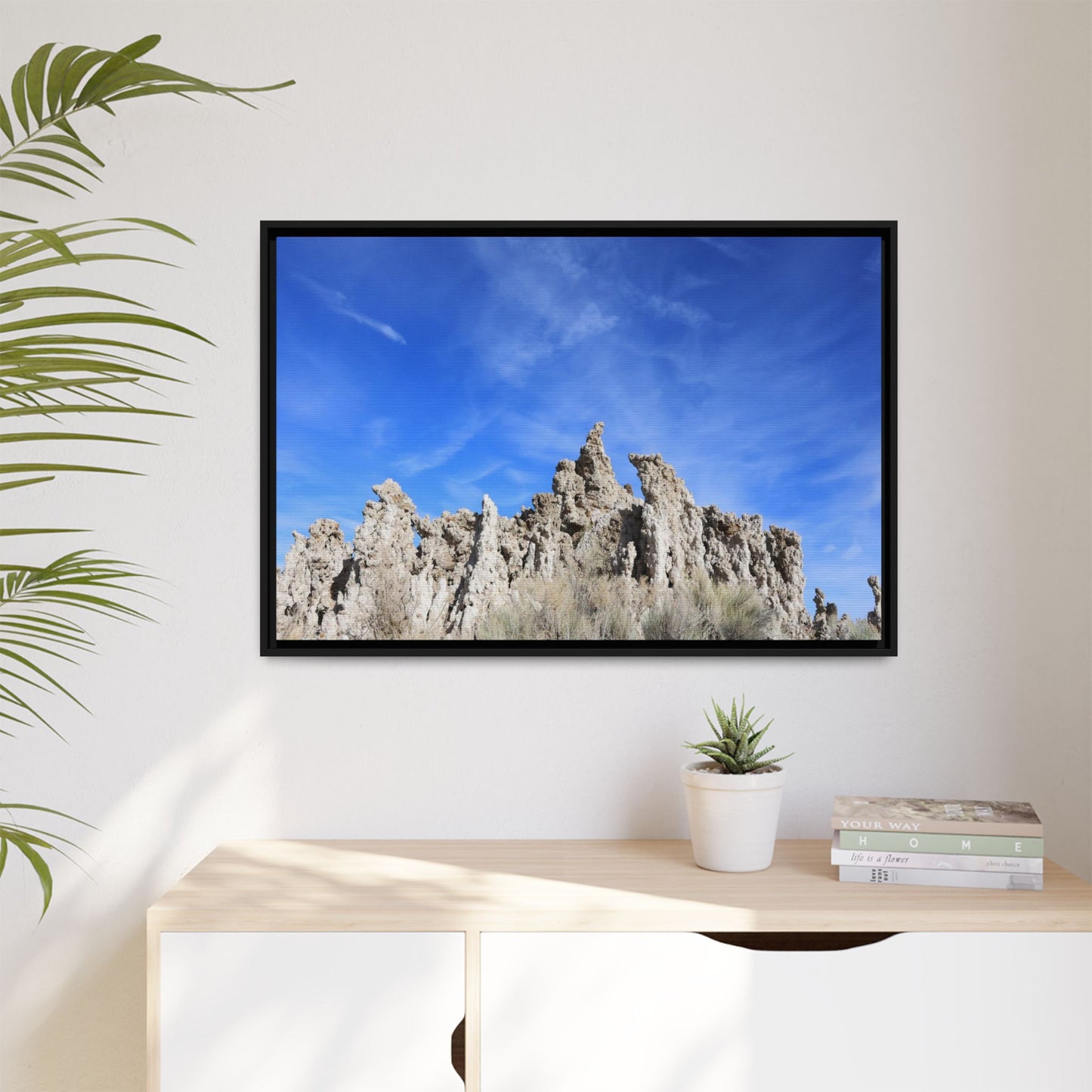 Frozen Sentinels - Unique Stretched Canvas Wall Art