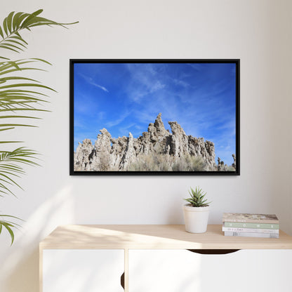 Frozen Sentinels - Unique Stretched Canvas Wall Art