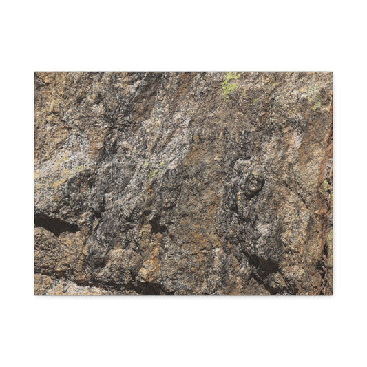 Weathered Stone Secrets - Unique Frameless Canvas Wall Art - Art By Earth