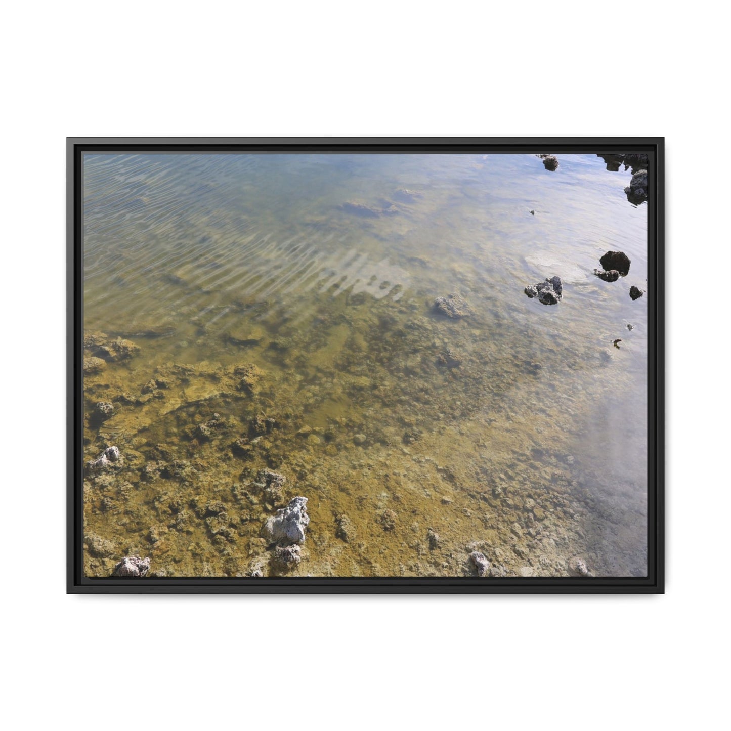 Ripples of Stone - Unique Stretched Canvas Wall Art
