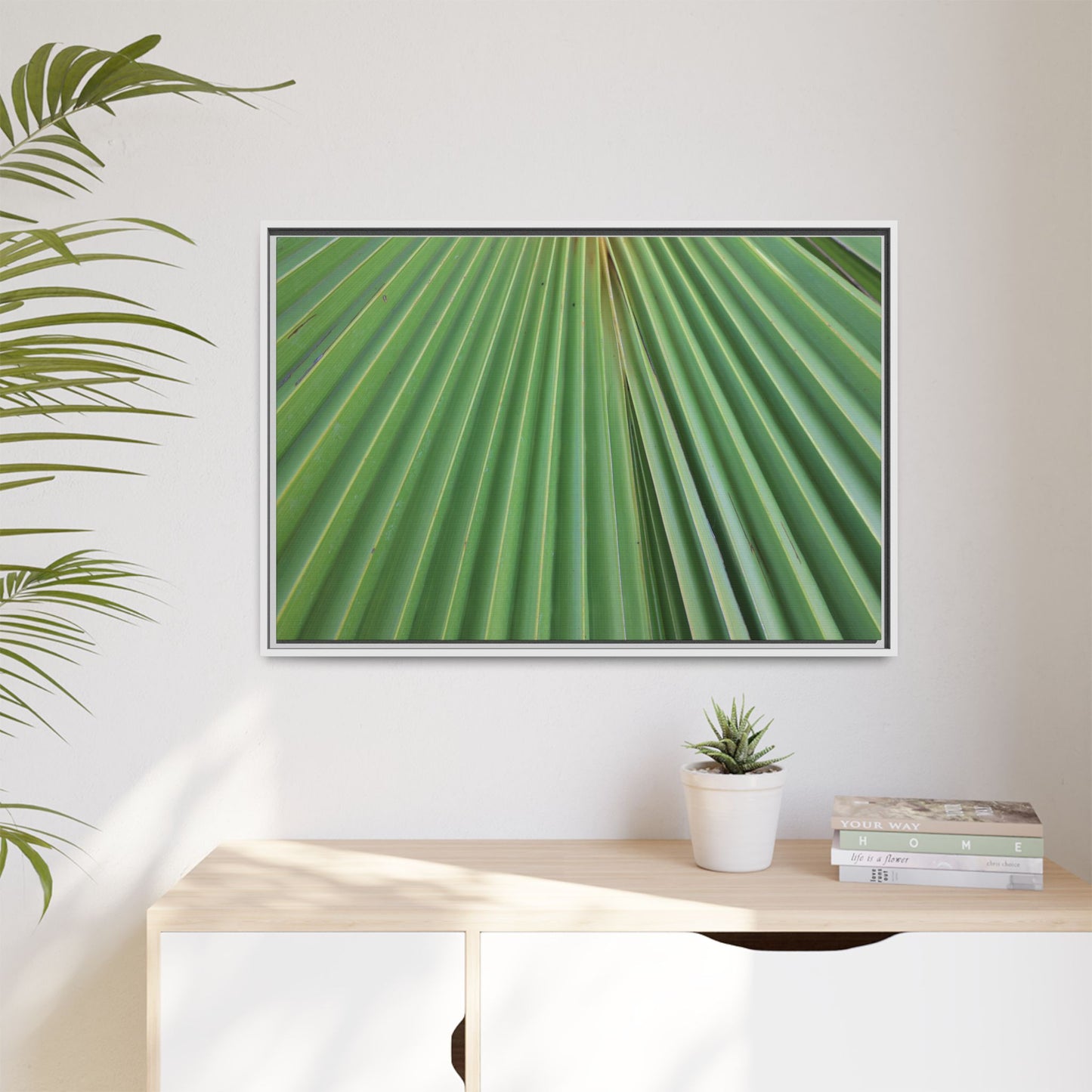 Verdant Veins - Unique Stretched Canvas Wall Art - Art By Earth