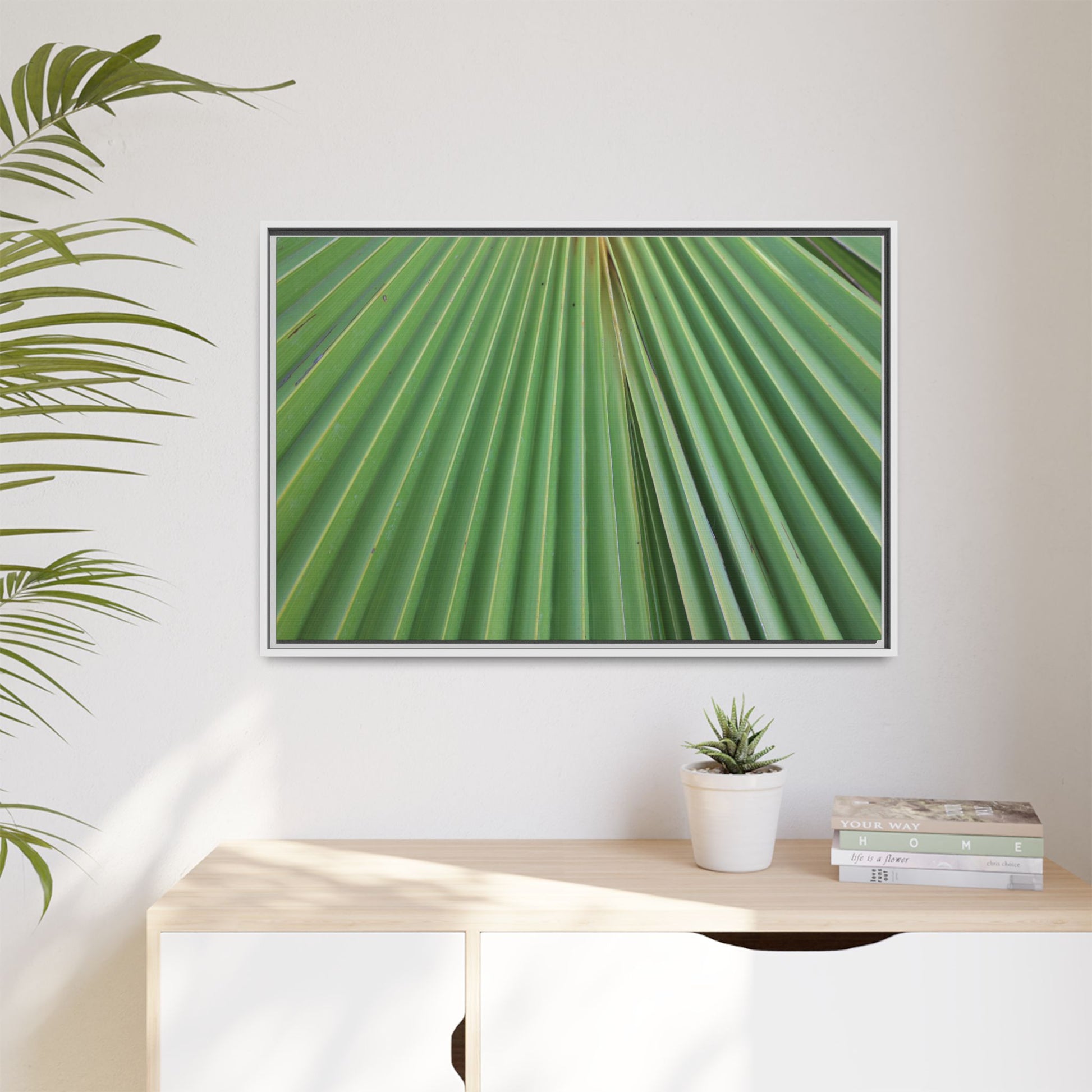 Verdant Veins - Unique Stretched Canvas Wall Art - Art By Earth