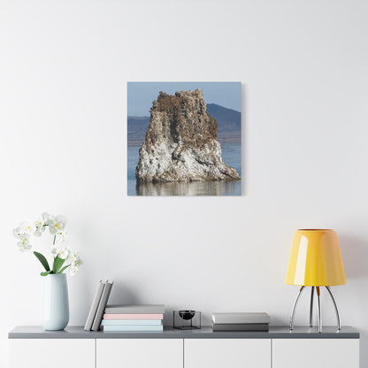 Monolith of Stillness - Unique Frameless Canvas Wall Art