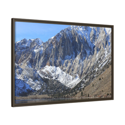 Frozen Reflection - Unique Stretched Canvas Wall Art